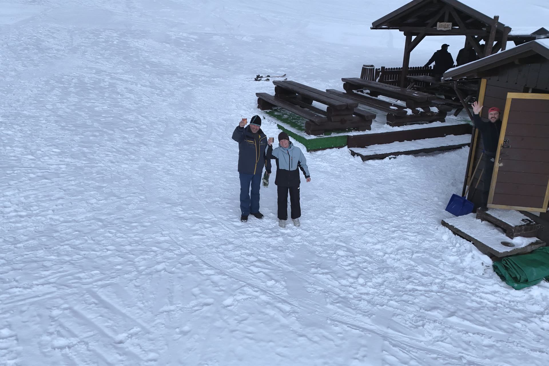 Občerstvení Krmelec u sjezdovky Ski areálu Pařez
