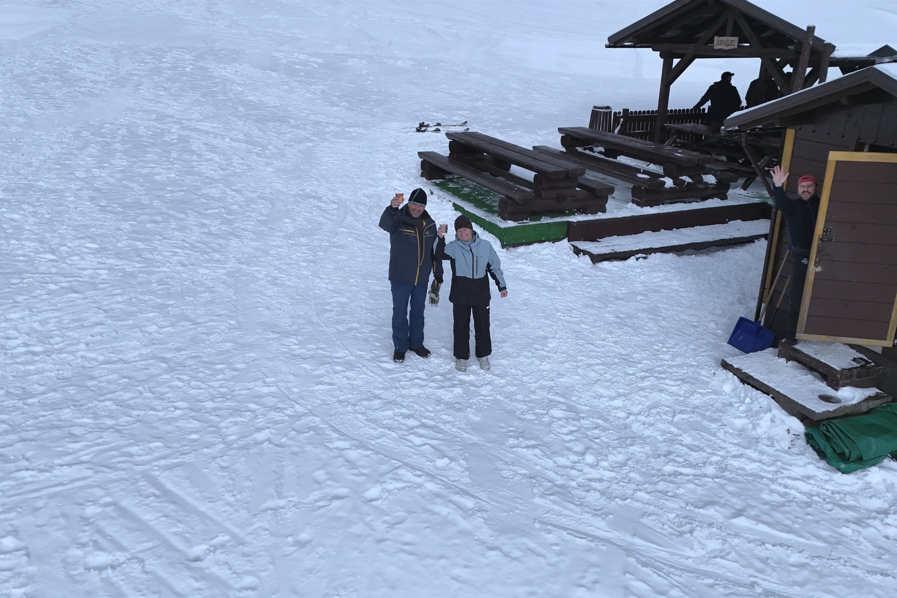 Občerstvení Krmelec u sjezdovky Ski areálu Pařez
